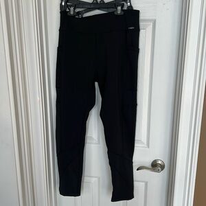 Ladies Fitkicks Black Leggings XL NWOT